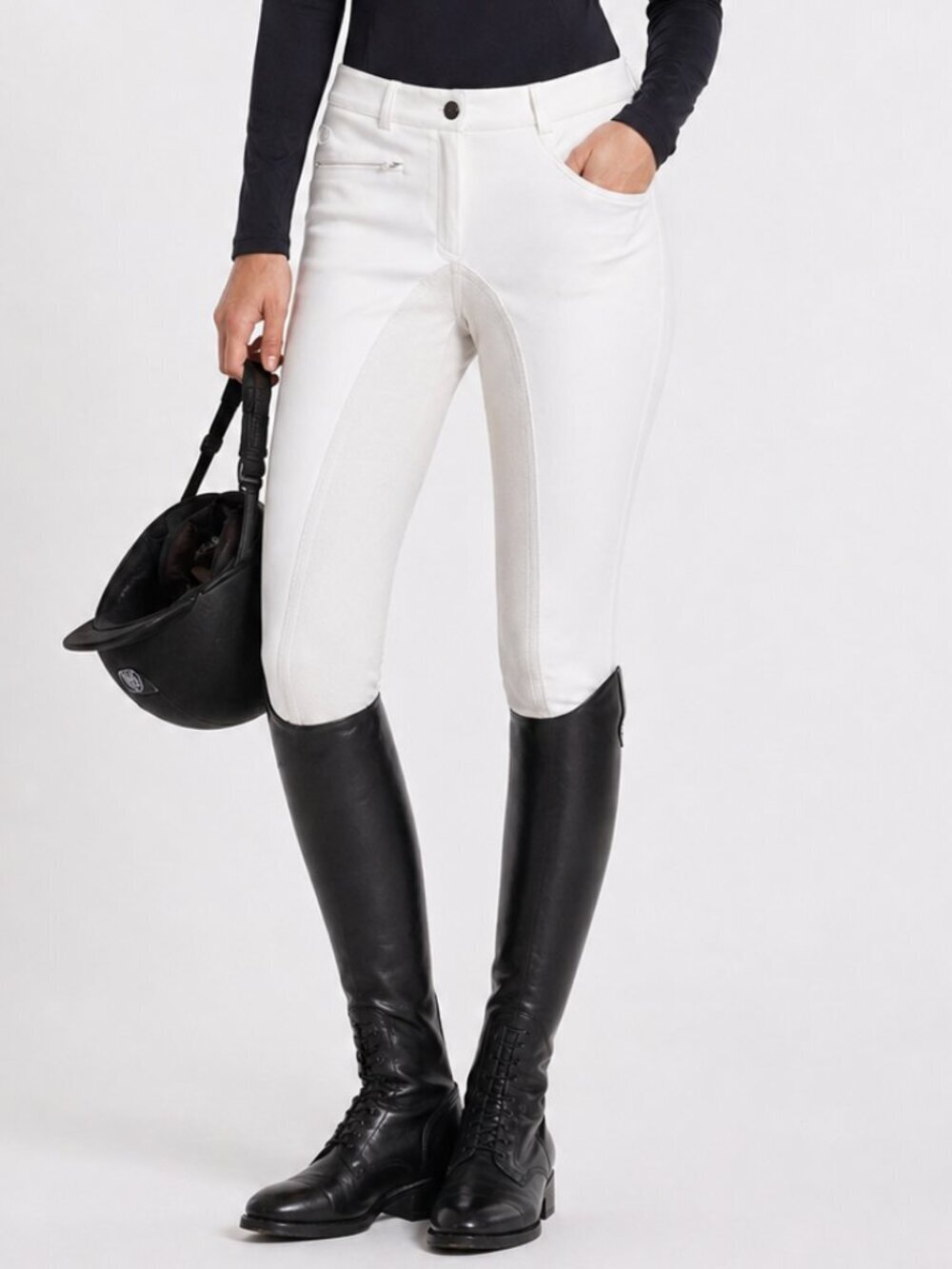 ARIAT Fairfax Full Seat Equestrian Riding Breeches White 36R/14 NWT